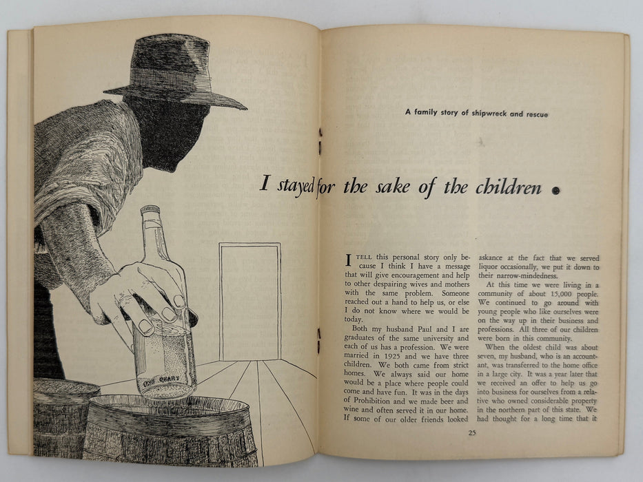 AA Grapevine - August 1953 - Family Circle by Lois W Recovery Collectibles