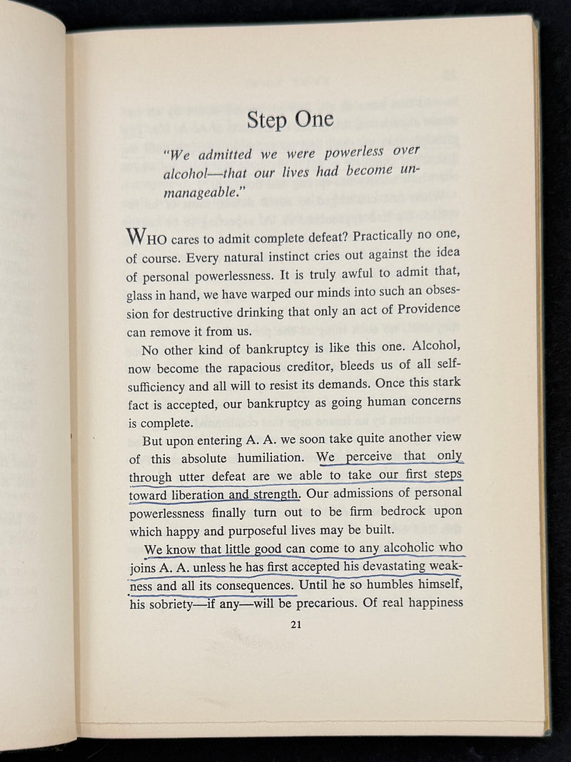 Twelve Steps and Twelve Traditions | Third Printing — December 1958 — RDJ