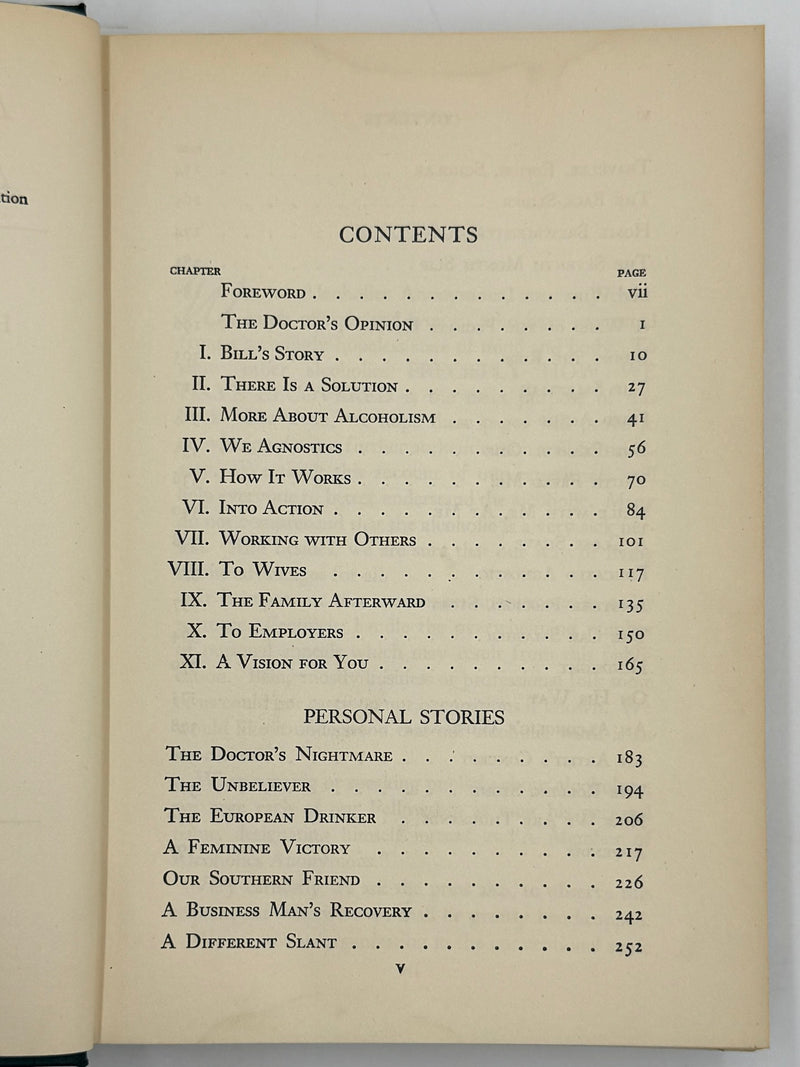 Alcoholics Anonymous First Edition 13th Printing from 1950 - ODJ