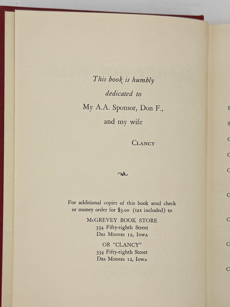 Signed - Clancy Got Well by Jay R. Clancy from 1951