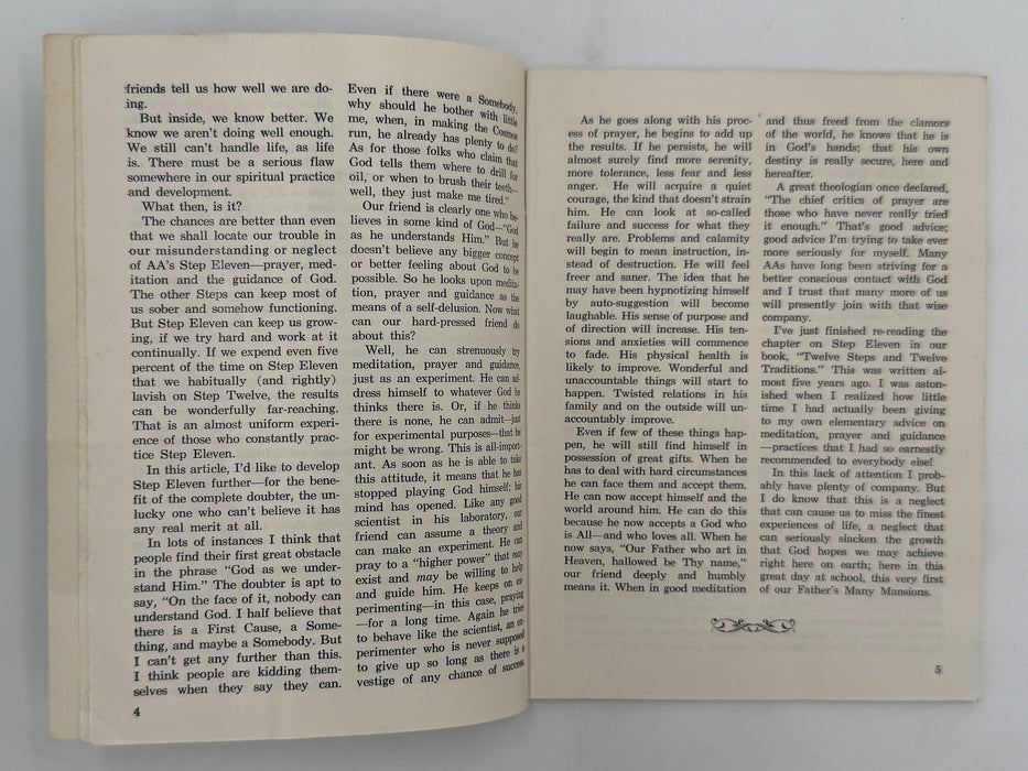 AA Grapevine from June 1958 - Take Step Eleven by Bill