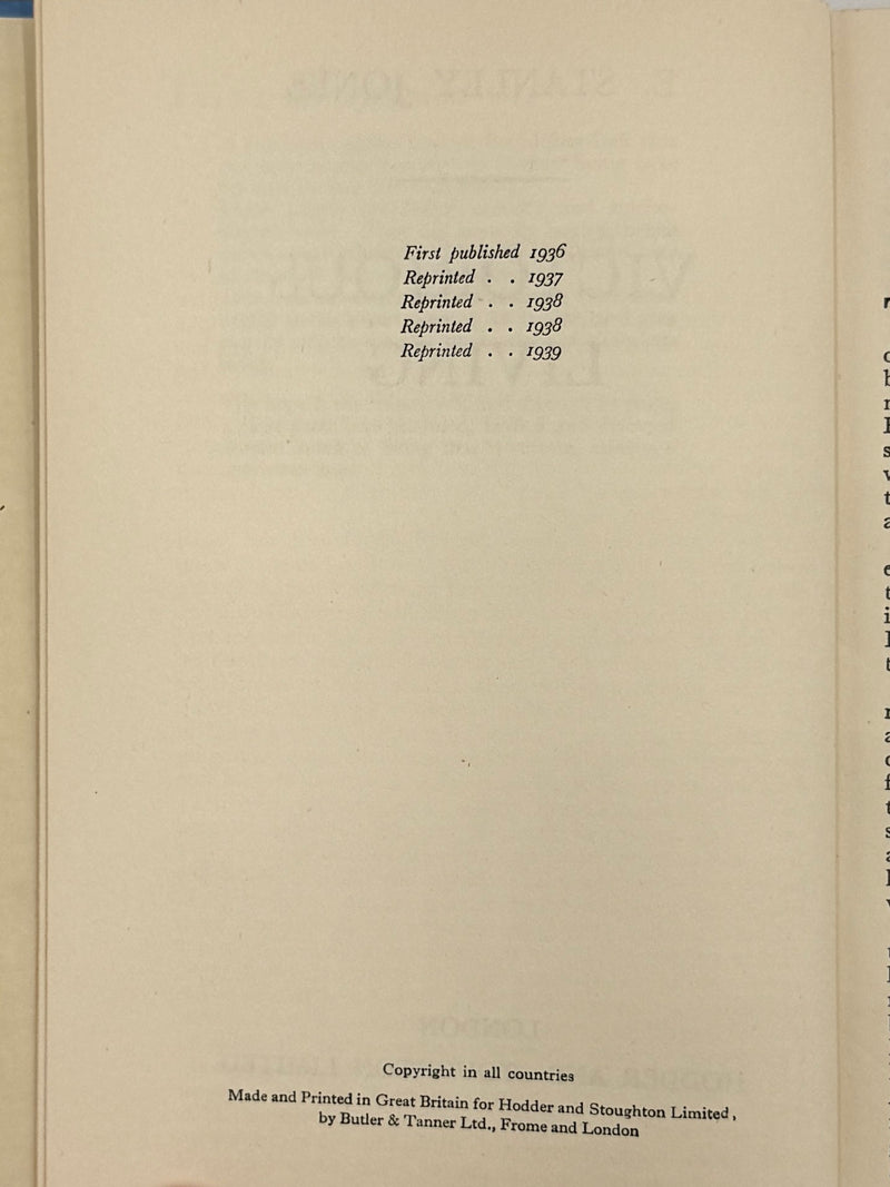 Victorious Living by E. Stanley Jones - 5th Printing