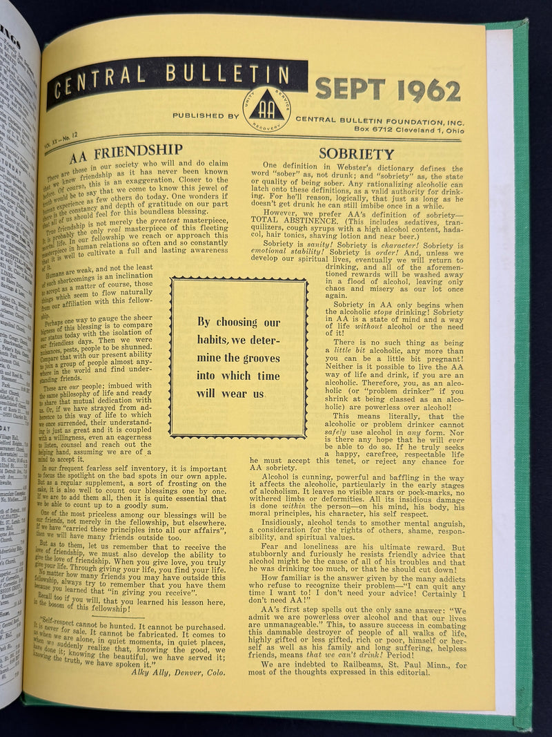 The Cleveland Central Bulletin Collection — Original Bound Volumes, 1942–1962