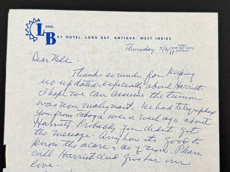 Bill W. Handwritten Letter to Nell Wing — March 6, 1968 — G.S.O. Visitors and the Demands of A.A. Leadership