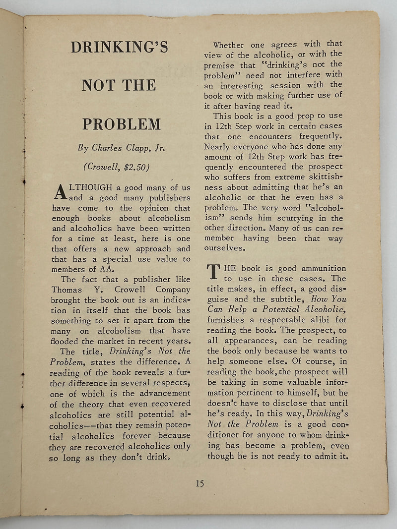 AA Grapevine from December 1949 Recovery Collectibles