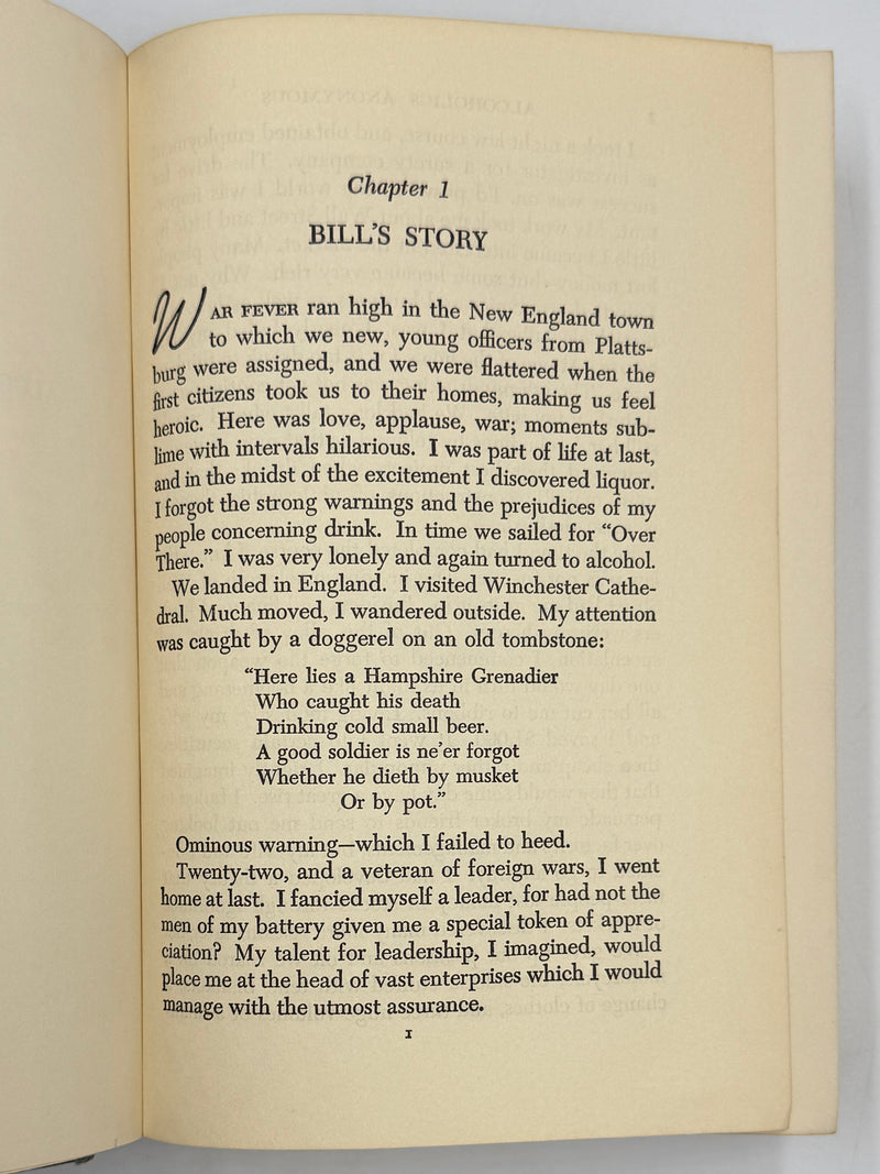 Alcoholics Anonymous — Second Edition, Sixth Printing (1963) — Reproduction Dust Jacket