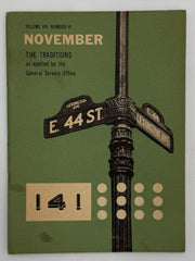 AA Grapevine from November 1951 - The Traditions Recovery Collectibles
