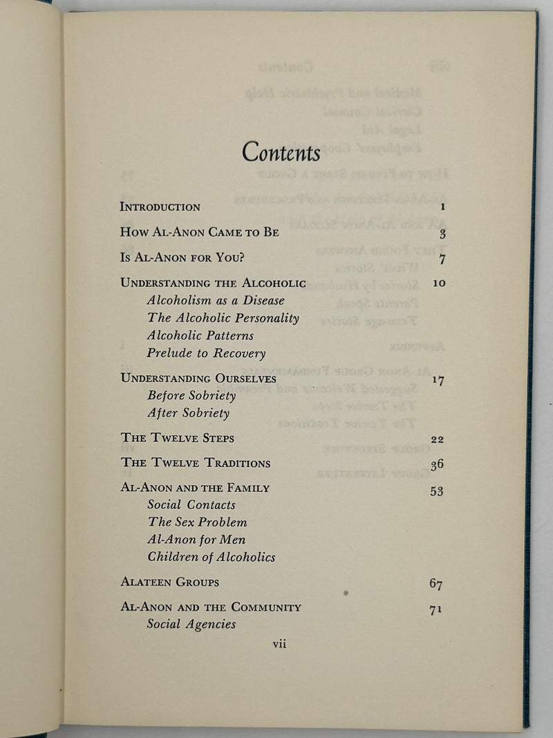 Living with an Alcoholic with the Help of Al-Anon - First Revised Printing from March 1960 - ODJ