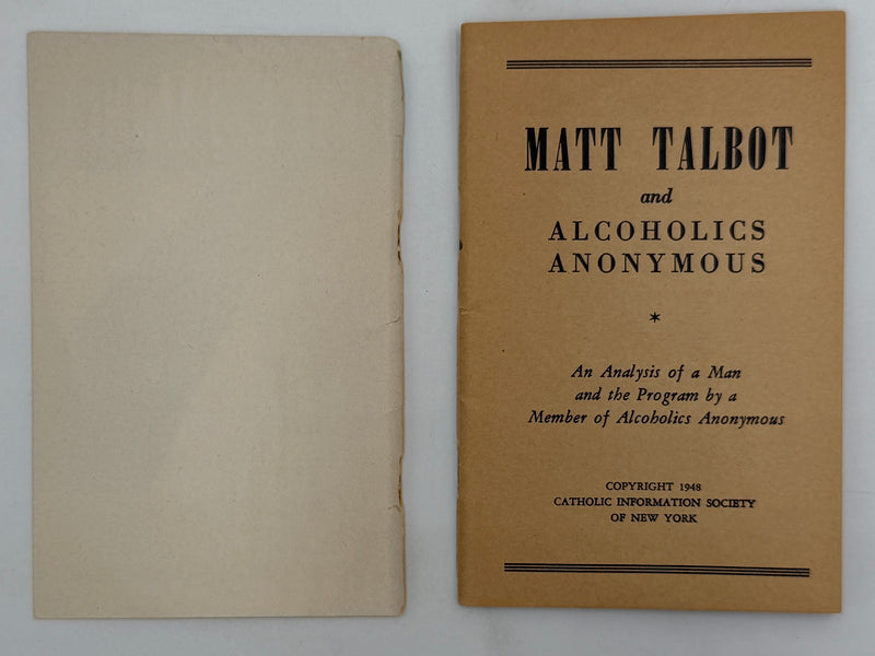 Matt Talbot and Alcoholics Anonymous