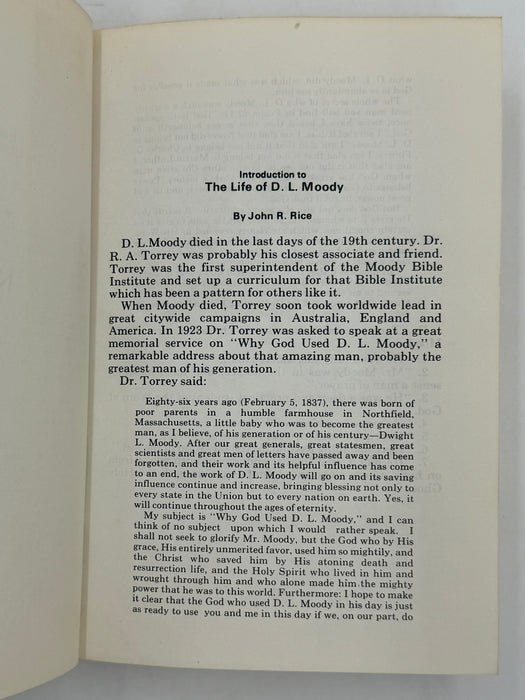 The Life of D. L. Moody – By His Son (Authorized Biography, Reprint Edition)