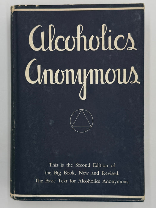 Alcoholics Anonymous Second Edition Big Book 10th Printing from 1969 with ODJ