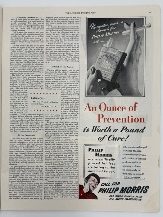 The Saturday Evening Post — May 26, 1945 Featuring “Why Drunkards Act That Way” by J.C. and Helen Furnas