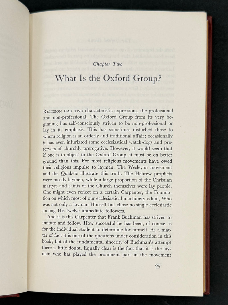 The Oxford Group: Its History and Significance | Walter Houston Clark — First Printing, 1951 — Original Dust Jacket