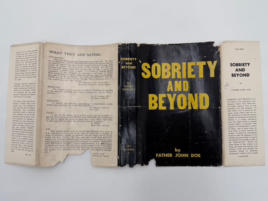 Sobriety and Beyond by Father John Doe - Ralph Pfau - 2nd Printing from 1956 - ODJ
