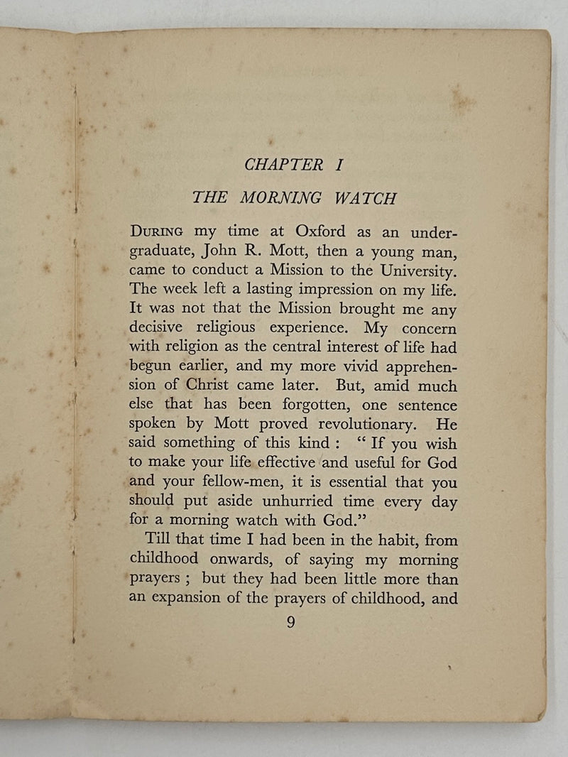 When I Awake: Thoughts on the Keeping of the Morning Watch by Jack C. Winslow
