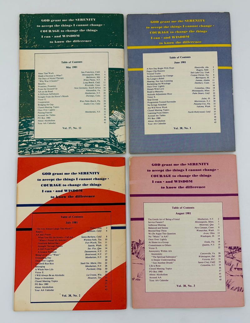 AA Grapevine Complete Set 1981