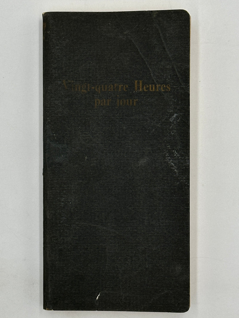 French Translation of Twenty-Four Hours a Day by Richmond Walker - Montreal West Coast Collection