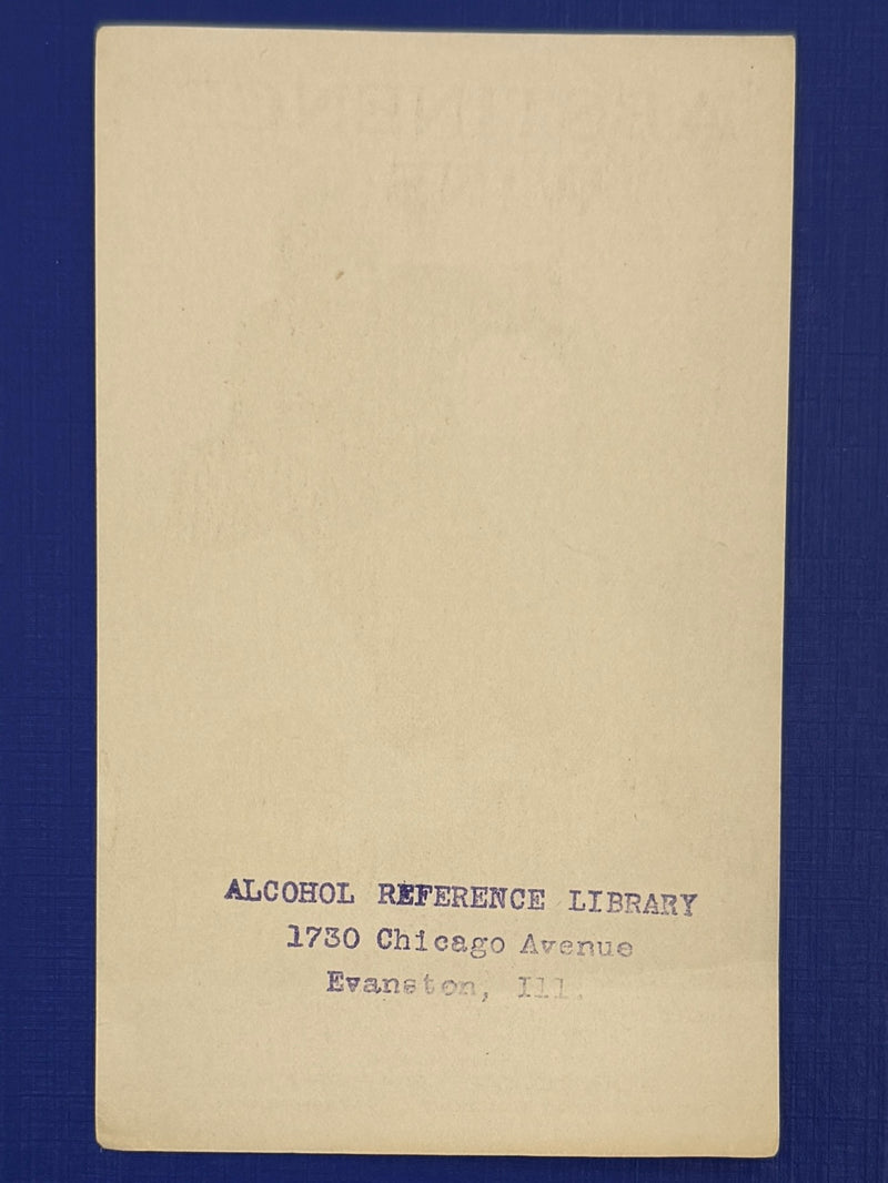 Abstinence Wins – Early 20th-Century Temperance Promotional Card