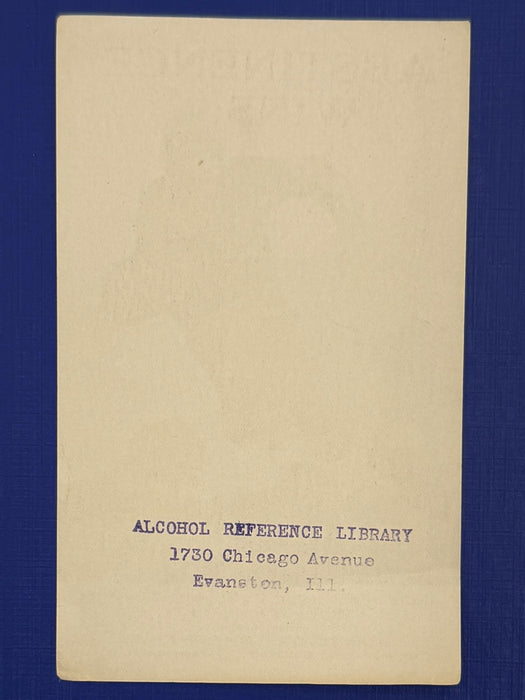 Abstinence Wins – Early 20th-Century Temperance Promotional Card