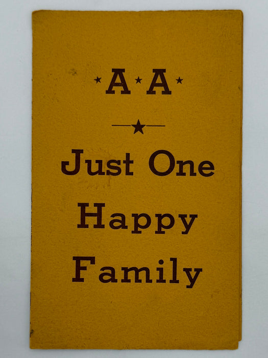 AA — Just One Happy Family