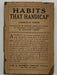 Habits That Handicap by Charles B. Towns from 1920 with the original dust jacket West Coast Collection