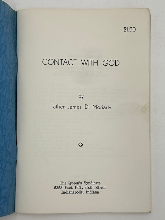 Contact With God by Father James D. Moriarty