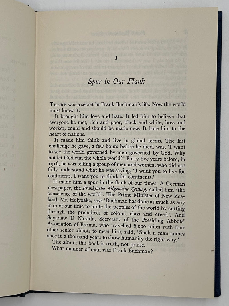 Frank Buchman’s Secret by Peter Howard - 1961 Recovery Collectibles