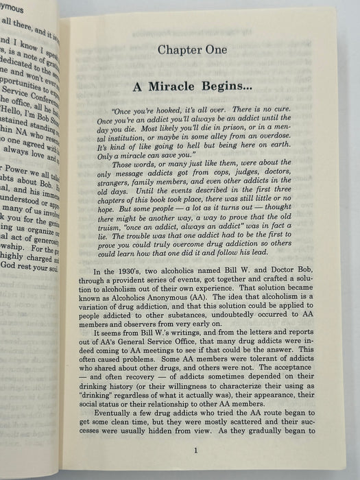 My Years with Narcotics Anonymous: A History of NA by Bob Stone