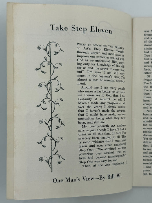 AA Grapevine from June 1958 - Take Step Eleven by Bill