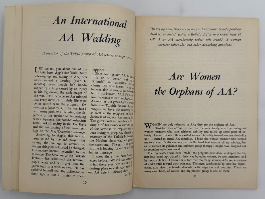 AA Grapevine from April 1953 Recovery Collectibles