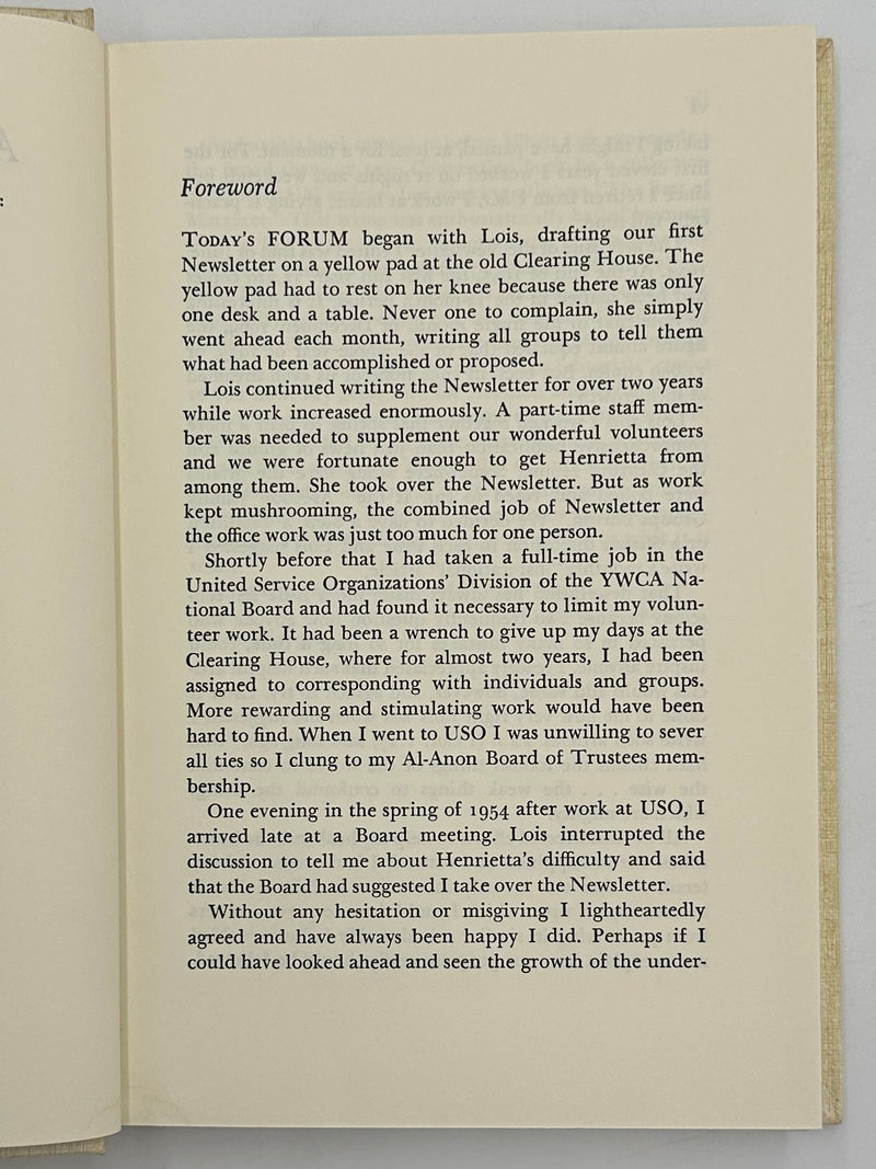 Al-Anon’s Favorite Forum Editorials - 3rd Printing from 1978 - ODJ