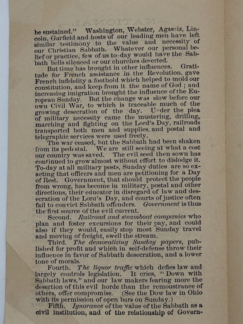 National Woman’s Christian Temperance Union - Leaflet No. 7