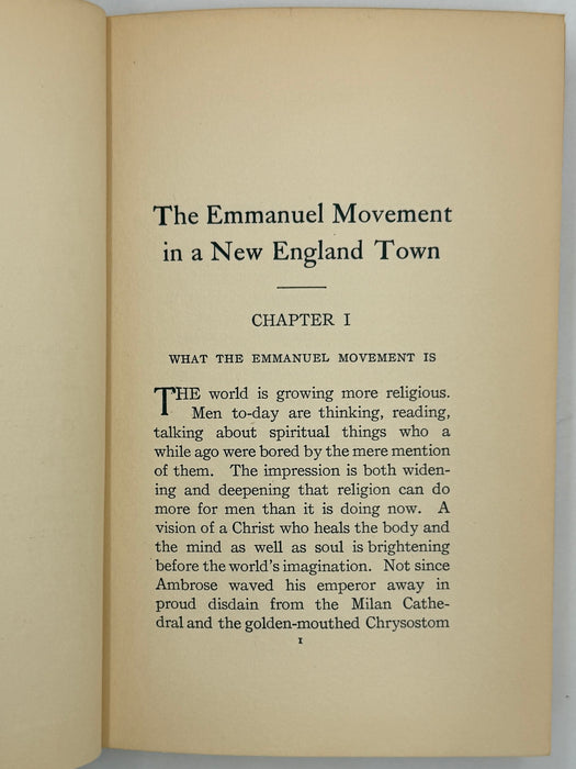 The Emmanuel Movement in a New England Town by Lyman P. Powell from 1909