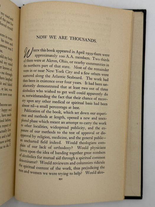 Alcoholics Anonymous First Edition 10th Printing from 1946 - ODJ