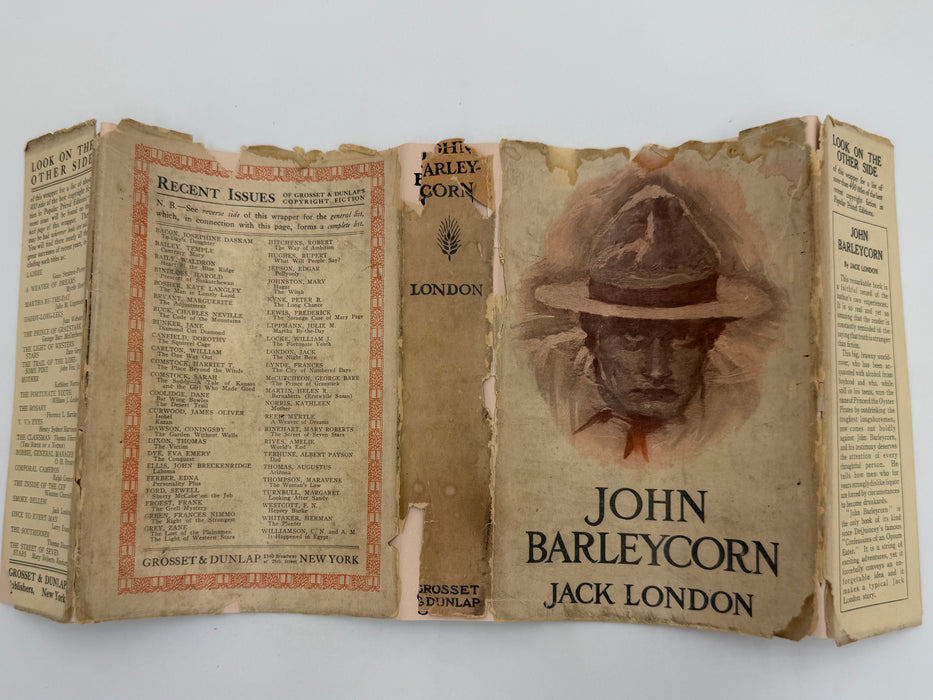 John Barleycorn by Jack London - First Printing from 1913 with ODJ