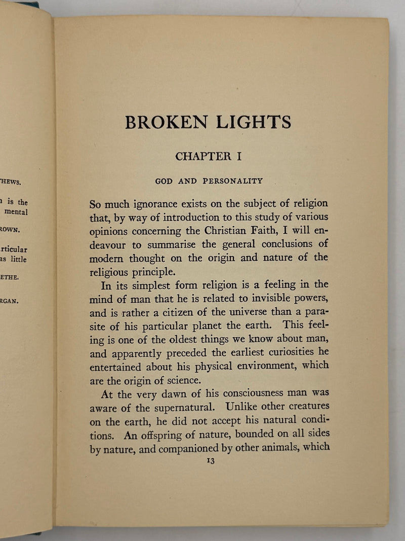 Broken Lights by Harold Begbie