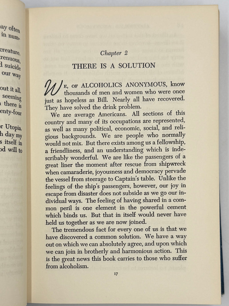 Alcoholics Anonymous Second Edition — Third Printing (1959) with RDJ