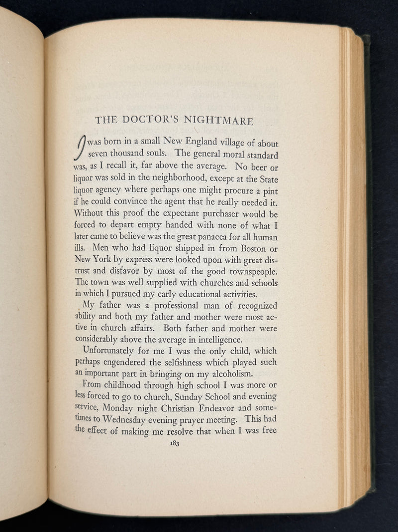 Alcoholics Anonymous — First Edition, Fourth Printing (1943) | Green Cloth