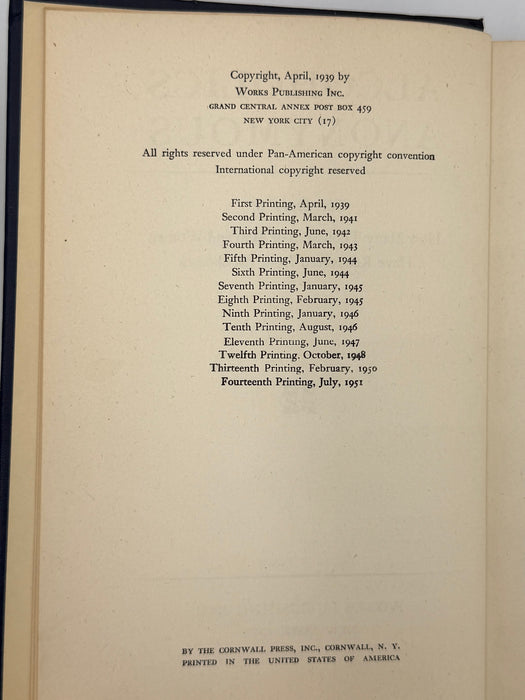 Alcoholics Anonymous First Edition 14th Printing from 1951 - ODJ