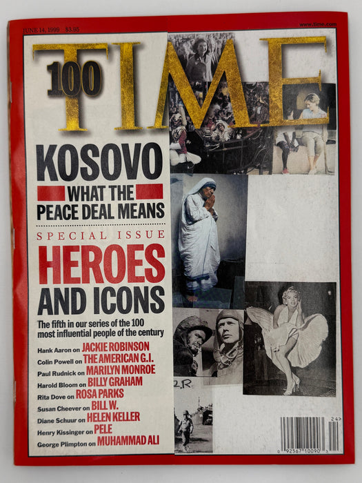 Time Magazine from June 1999 - Heroes and Icons - Featuring Bill W