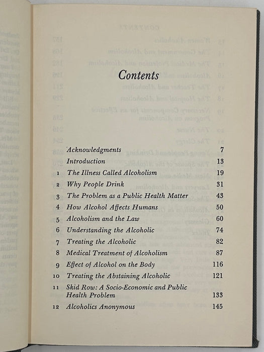 Signed - ALCOHOLISM: Its Facets and Phases by MARVIN A. BLOCK, M.D.