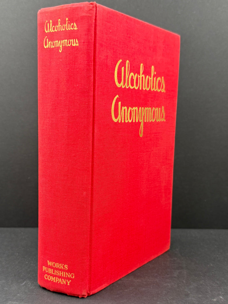 Alcoholics Anonymous Big Book — First Edition, First Printing — April 1939