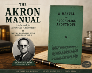 A Manual for Alcoholics Anonymous “Akron Manual” - First Printing