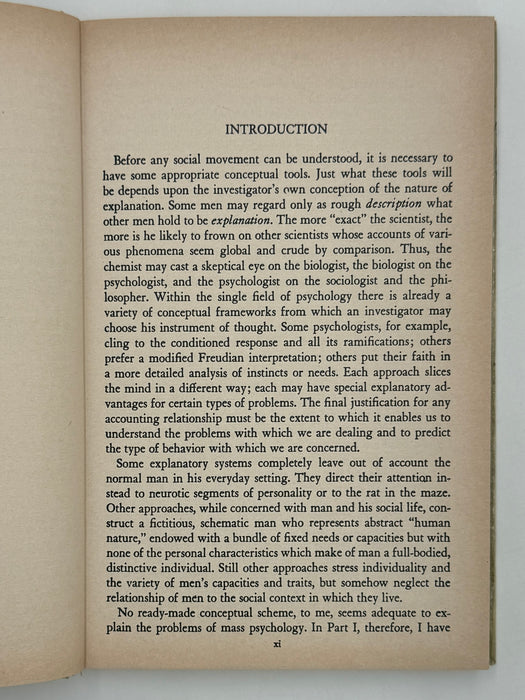 The Psychology of Social Movements by Hadley Cantril