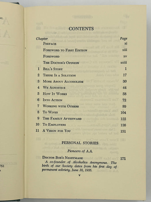 Alcoholics Anonymous Second Edition 13th Printing from 1972 - ODJ