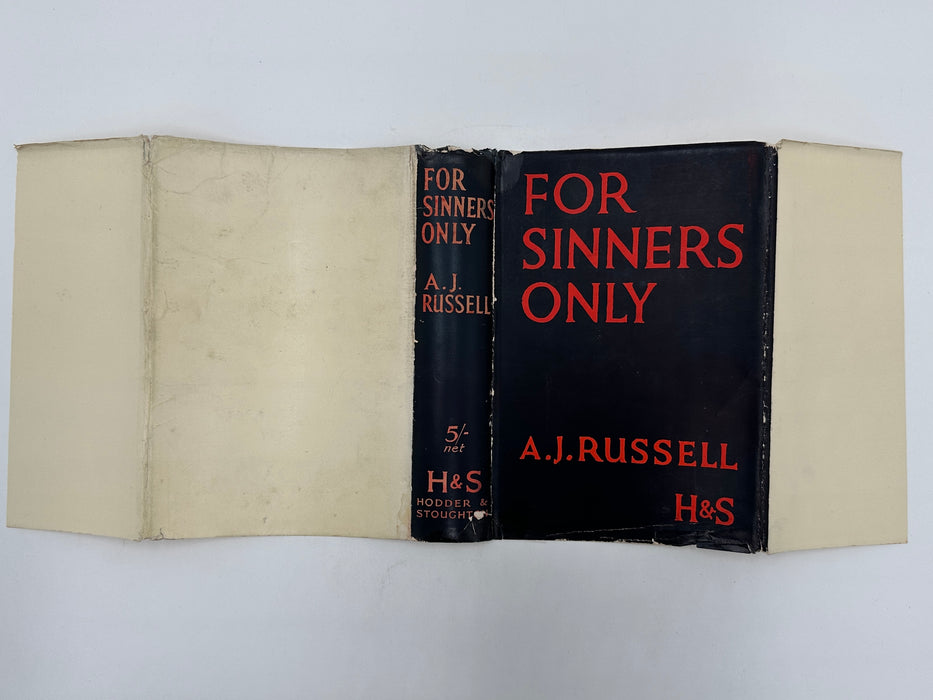 Signed by A.J. Russell - First Printing of For Sinners Only and Handwritten Letter West Coast Collection