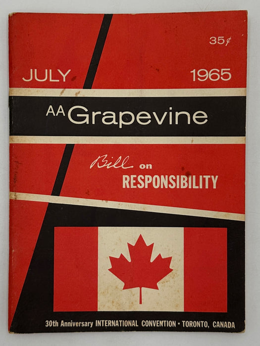 AA Grapevine from July 1965 - 30th Anniversary International Convention