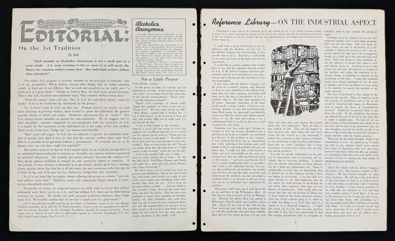 The A.A. Grapevine — December 1947 | Volume IV, No. 7 — Bill W. on the First Tradition