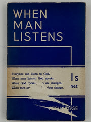 When Man Listens by Cecil Rose - 1939 West Coast Collection