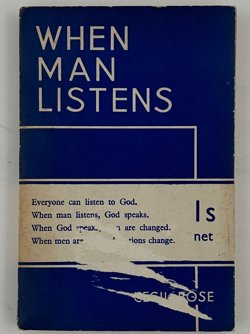 When Man Listens by Cecil Rose - 1939 West Coast Collection